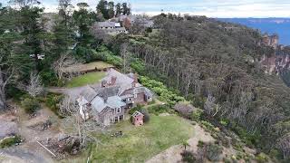 4K  Scenic World Cableway Drone Footage  Blue Mountains NSW Australia [upl. by Pickford]