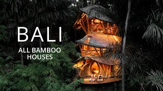 Bali Best Bamboo Houses Tour [upl. by Ailaht]