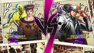 Jojo ASBR What if Josuke 8 vs Jotaro P4 [upl. by Lydell]