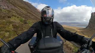 Bealach na Bà Applecross Pass by motorcycle [upl. by Olodort663]