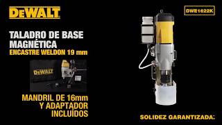 Taladro de base magnética DEWALT DWE1622K [upl. by Araek]