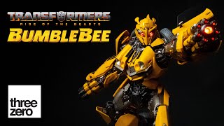 Transformers Rise of the Beasts DLX Bumblebee From Threezero Unboxing amp Review [upl. by Arat]