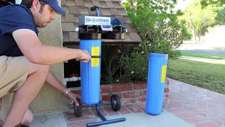 Spotless Car Wash Water DeIonizing Filtration System Set Up and Use DIC20 by California Car Cover [upl. by Meerek836]