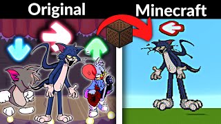 FNF Character Test  Gameplay VS Minecraft Note Block  Tom and Jerry  Creepypasta  Playground [upl. by Zaragoza480]