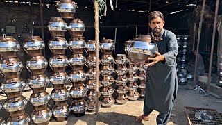 How is Afghanistan’s famous pressure cooker made from engine block at Ahmed Shah Mohsinzada factory [upl. by Tevis949]