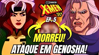 XMEN ´97 EP 5 SENTINELA ATACA GENOSHA MORTE IMPORTANTE DOIS TRIÂNGULOS AMOROS CABLE RETORNA E [upl. by Lenci]