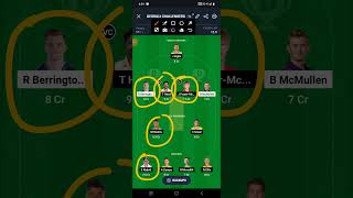 AUS VS SCO DREAM11  SCO VS AUS DREAM11 PREDICTION TEAM [upl. by Michal]