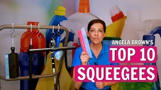 Angela Browns Top 10 Squeegees for Cleaning [upl. by Muiram]