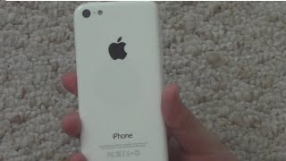 Apple iPhone 5c Unboxing amp HandsOn White [upl. by Mirabelle]