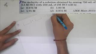 competitive numerical on molarity molality and normality [upl. by Une]