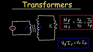 Transformers Physics Problems  Voltage Current amp Power Calculations  Electromagnetic Induction [upl. by Redla529]