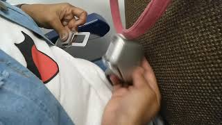 How to use seat belt in flight [upl. by Dimitris]