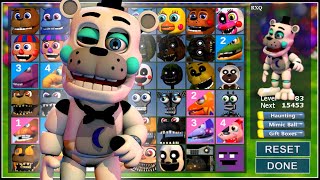 Adventure Righty Lefty in FNaF World Freddy Pizzeria Simulator Mod [upl. by Imogene]