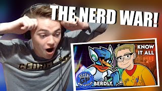 WHO IS SMARTER  Berdly vs KnowItAll Polar Express Decent GP Rap Battles REACTION [upl. by Ahtnicaj]