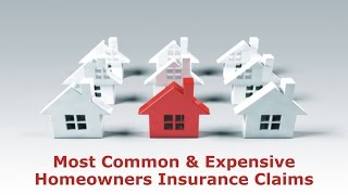 Most Common amp Expensive Homeowners Insurance Claims [upl. by Grath]