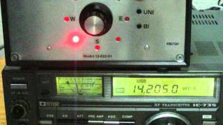 Directional Receiving Antenna  Shared Apex Loop  MW  HF AmateurShortwave Scan [upl. by Barber]