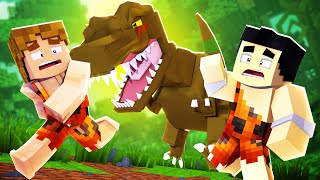 UN GÉANT DINOSAURE ATTAQUE TWINNER SUR MINECRAFT  TREX Secret Horreur a 3H00 du Matin [upl. by Aihtenak949]