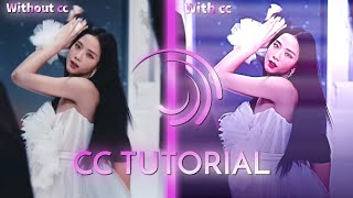 CC tutorial  Alight Motion tutorial💜 cc tuto alitemotion [upl. by Adnanref]