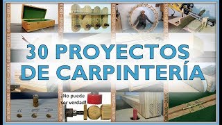 30 proyectos de carpintería 2017 [upl. by Sachsse]