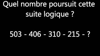 Enigme Devinette 46  Suite de chiffres [upl. by Leiser]