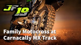 Family motocross racing at Carnacally MX track in Northern Ireland [upl. by Leahcim]