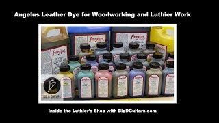 Intro  Angelus Leather Dye for Woodworking and Luthier Work [upl. by Atinaj144]