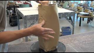 69 Throwing  Making  Altering a Square Vessel with HsinChuen Lin [upl. by Wei]