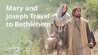 Luke 2  Mary and Joseph Travel to Bethlehem  The Bible [upl. by Nirred934]