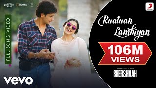 Raataan Lambiyan  Shershaah Full Song Sidharth Kiara Tanishk B Jubin Asees [upl. by Ellevehs]