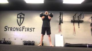 Double 48kg kettlebell squats [upl. by Filomena787]