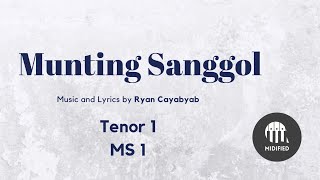 Munting Sanggol  Ryan Cayabyab Tenor 1 amp MS1 [upl. by Grannias929]