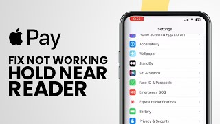 Apple Pay Not Working Hold Near Reader  How To Fix Apple Pay Not Working On iPhoneiPad 2024 [upl. by Zippel460]