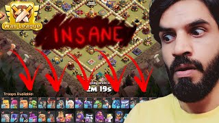 This Pro shocked everyone used ALL THE TROOPS in CLAN WAR LEAGUE  Clash of clanscoc [upl. by Hilly]