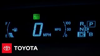 2010 Prius HowTo Instrument Panel  Toyota [upl. by Silohcin]