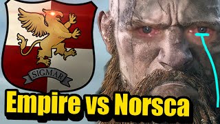 My Norsca vs Empire Experience in a Nutshell [upl. by Dnalwor154]