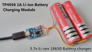 37v Liion 18650 Battery Charger Module  TP4056  Micro USB Interface  POWER GEN [upl. by Aneri458]