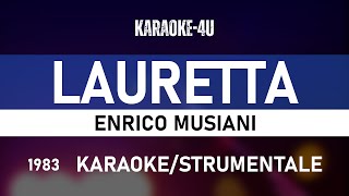 Lauretta Lauretta mia  Enrico Musiani  Canti popolari karaokestrumentaletestolyrics [upl. by Ahsilrak]