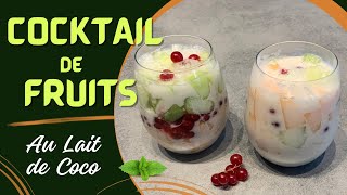 Cocktail de fruits au lait de coco [upl. by Bj]