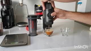 Nanopresso vs Aeropress manual expresso coffee makers [upl. by Eninaj]