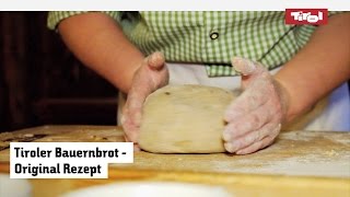 Tiroler Bauernbrot Rezept Bauernbrot einfach selber backen 👨‍🍳 [upl. by Kamal]