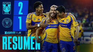 📹 Resumen  Tigres 2  1 Miami  Jornada 2  Leagues Cup 2024 [upl. by Zilada]