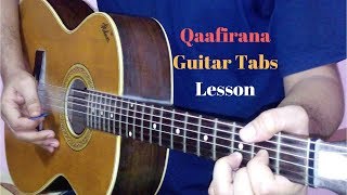 Qaafirana two strings guitar tabs lead lesson tutorial cover  Kedarnath [upl. by Atirehgram674]