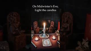 🎄🌟 Yule Blessings Wiccan Candle Spell Light to the World Yuletide Shorts [upl. by Philips601]