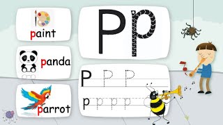 letter p jolly phonics [upl. by Roht]