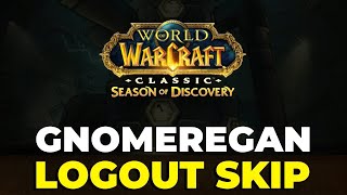 Gnomeregan logout skip [upl. by Gerbold]