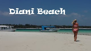 Diani beach Drone 4K drone aerial view Kenya [upl. by Nnaear]