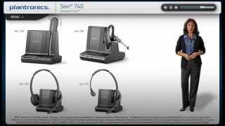 PLANTRONICS  Savi 740 with Lync  Interactive Setup Guide [upl. by Iaverne934]