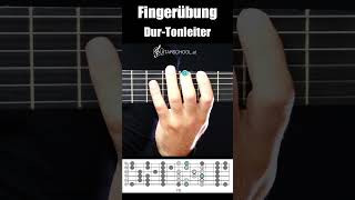 Fingerübung für Gitarre 🎸  Skala  Tonleiter [upl. by Aciemaj402]