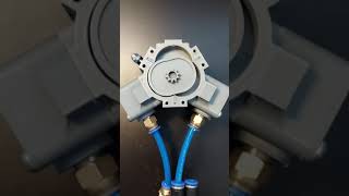 3D Printed Liquid Piston Rotary Motor Runs on Compressed Air [upl. by Melamed493]