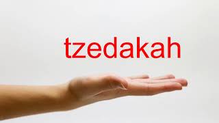 How to Pronounce tzedakah  American English [upl. by Nhguaved813]